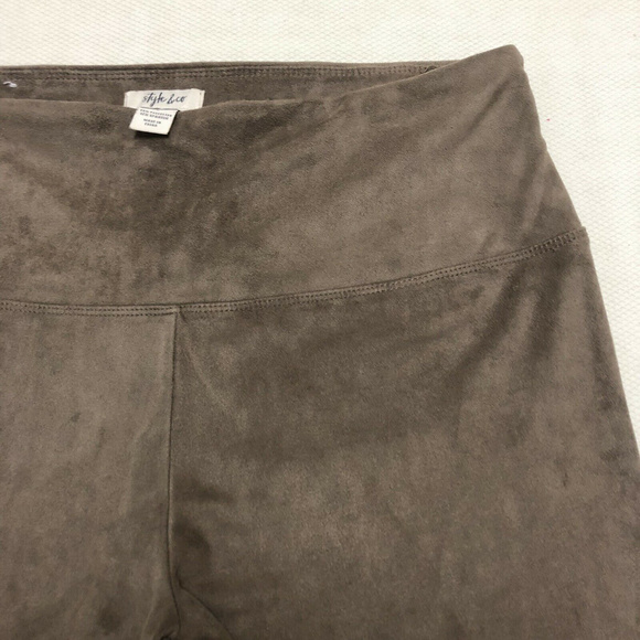 Style&Co Faux Suede Pull On Comfort Weist Leggings - Picture 3 of 5